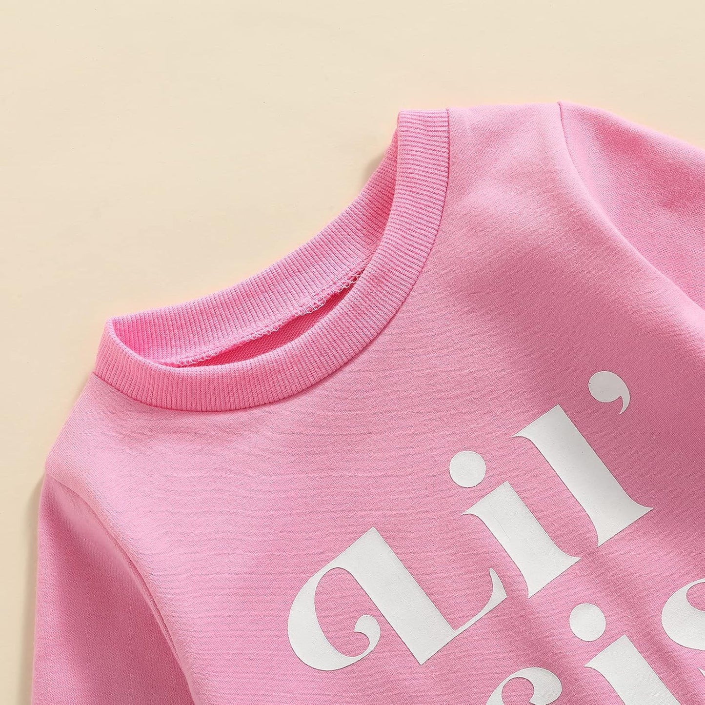 Kids Toddler Baby Girls Hoodies Dad 'S Little Girl Sweatshirt Pullover Long Sleeve Tops Fall Winter Clothes